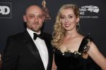 Amsterdam 23 januari 2019
Rode loper musical awards in de RAI. Plien v Bennekom met man