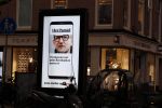 Amsterdam 12 januari 2019
Reclame Parool met daarop prins Berenhard jr op de pc hooftstraat