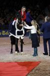 Amsterdam 25 januari 2019
Jumpin Amsterdam met de koninklijke gasten  Prinses Margarita haar man Tjalling ten Cate en hun dochters Julia en Paola.