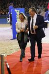 Amsterdam 25 januari 2019
Jumpin Amsterdam met de koninklijke gasten  Prinses Margarita haar man Tjalling ten Cate en hun dochters Julia en Paola.