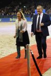 Amsterdam 25 januari 2019
Jumpin Amsterdam met de koninklijke gasten  Prinses Margarita haar man Tjalling ten Cate en hun dochters Julia en Paola.