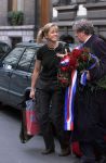 Brussel, 29 November 2000
Willibrord Frequin overhandigt Maxima bloemen
