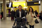 Schiphol 19 januari 2019
Youri Mulder met zijn nieuwe vriendin Lynn Schippers op schiphol.