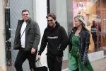 Amsterdam 21 januari 2020
Andre Hazes met zijn vriendin Bridget Maasland en haar broer op de pc hooftstraat. Andre viert vandaag zijn 26e verjaardag.