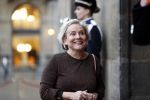 Amsterdam 14 januari 2020
Nieuwjaarsreceptie van Koningin Maxima en Koning Willem Alexander in het paleis op de dam. Barbara Visser en Ank Bijleveld