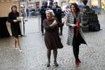 Amsterdam 14 januari 2020
Nieuwjaarsreceptie van Koningin Maxima en Koning Willem Alexander in het paleis op de dam. Barbara Visser en Ank Bijleveld