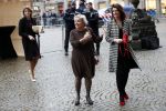 Amsterdam 14 januari 2020
Nieuwjaarsreceptie van Koningin Maxima en Koning Willem Alexander in het paleis op de dam. Barbara Visser en Ank Bijleveld