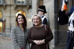 Amsterdam 14 januari 2020
Nieuwjaarsreceptie van Koningin Maxima en Koning Willem Alexander in het paleis op de dam. Barbara Visser en Ank Bijleveld