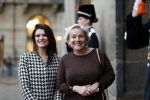 Amsterdam 14 januari 2020
Nieuwjaarsreceptie van Koningin Maxima en Koning Willem Alexander in het paleis op de dam. Barbara Visser en Ank Bijleveld