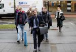 Lelystad 15 januari 2020
Rechtszaak Rosanna Kluivert en haar zoon Nino Wilkes tegen het tv programma Tros Opgelicht bij de rechtbank in Lelystad. advocaat Bertil van Kaam van opgelicht met werknemers