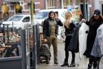 Amsterdam 23 december 2019
Estelle Cruijff met haar nieuwe vriend Mo op de cornelis schuytstraat.