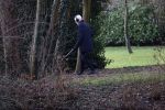Maarssen 4 februari 2021
Berend Boudewijn werkt in zijn tuin.