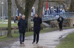 Amsterdam 5 februari 2021
Bert Koenders met â€¦ in het vondelpark.