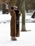 Amsterdam 9 februari 2021
Claudia Schoemacher met hond in het vondelpark. Het vondelpark is wit van de sneeuw.