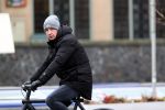 Amsterdam 5 januari 2021
Edwin Evers op een electrische van Moof fiets in Amsterdam