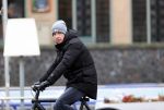 Amsterdam 5 januari 2021
Edwin Evers op een electrische van Moof fiets in Amsterdam