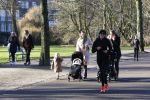 Amsterdam 25 januari 2021
Felice Bakker joggend in het vondelpark.