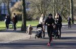 Amsterdam 25 januari 2021
Felice Bakker joggend in het vondelpark.