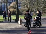 Amsterdam 25 januari 2021
Felice Bakker joggend in het vondelpark.