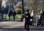 Amsterdam 25 januari 2021
Felice Bakker joggend in het vondelpark.