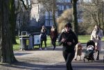 Amsterdam 25 januari 2021
Felice Bakker joggend in het vondelpark.