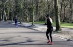 Amsterdam 25 januari 2021
Felice Bakker joggend in het vondelpark.