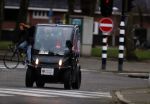 Amsterdam 5 januari 2021
Ferry de Kok in een biro karretje