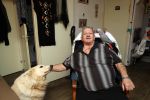 Almere 2 februari 2021
Op bezoek thuis bij Gerrie Tokkie Ruijmgaart. Hun huis staat in Almere . Ze hebben een hond en een pappegaai