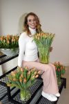 Aalsmeer 4 februari 2021
Inge de Bruijn Manon Nummerdor Flier en Jorrit Kroon dopen de Heroes tulp.