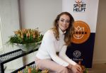 Aalsmeer 4 februari 2021
Inge de Bruijn Manon Nummerdor Flier en Jorrit Kroon dopen de Heroes tulp.
