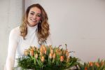 Aalsmeer 4 februari 2021
Inge de Bruijn Manon Nummerdor Flier en Jorrit Kroon dopen de Heroes tulp.
