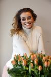 Aalsmeer 4 februari 2021
Inge de Bruijn Manon Nummerdor Flier en Jorrit Kroon dopen de Heroes tulp.