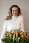 Aalsmeer 4 februari 2021
Inge de Bruijn Manon Nummerdor Flier en Jorrit Kroon dopen de Heroes tulp.
