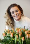 Aalsmeer 4 februari 2021
Inge de Bruijn Manon Nummerdor Flier en Jorrit Kroon dopen de Heroes tulp.