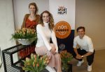 Aalsmeer 4 februari 2021
Inge de Bruijn Manon Nummerdor Flier en Jorrit Kroon dopen de Heroes tulp.