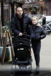 Amsterdam 25 januari 2021
Johnny Heitinga net dochter Jezebel en dochter Rixo op de cornelis schuytstraat