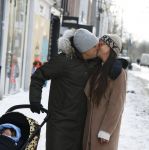 Amsterdam 9 februari 2021
Lil Kleine met zijn vri4ndin Jamie Vaes en hun zoon Lio
