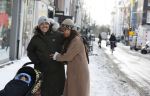 Amsterdam 9 februari 2021
Lil Kleine met zijn vri4ndin Jamie Vaes en hun zoon Lio