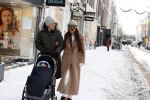 Amsterdam 9 februari 2021
Lil Kleine met zijn vri4ndin Jamie Vaes en hun zoon Lio