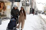 Amsterdam 9 februari 2021
Lil Kleine met zijn vri4ndin Jamie Vaes en hun zoon Lio