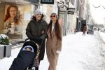 Amsterdam 9 februari 2021
Lil Kleine met zijn vri4ndin Jamie Vaes en hun zoon Lio