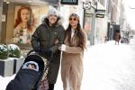 Amsterdam 9 februari 2021
Lil Kleine met zijn vri4ndin Jamie Vaes en hun zoon Lio