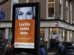Amsterdam 15 januari 2021
Abri Amber Alert op de pc hooftstraat met Lucille Werner Froukje de Both en Kim Lin v d Meij