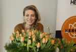 Aalsmeer 4 februari 2021
Inge de Bruijn Manon Nummerdor Flier en Jorrit Kroon dopen de Heroes tulp.