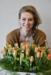 Aalsmeer 4 februari 2021
Inge de Bruijn Manon Nummerdor Flier en Jorrit Kroon dopen de Heroes tulp.