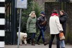 Amsterdam 11 januari 2021
Yvon Jaspers en haar hond met Marc Marie Huijbregts in het vondelpark.