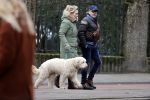 Amsterdam 11 januari 2021
Yvon Jaspers en haar hond met Marc Marie Huijbregts in het vondelpark.