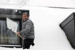 Abcoude 8 februari 2021
Najib Amhali met zijn vrouw Niama en hun zoons Noah en Novell in de sneeuw