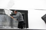 Abcoude 8 februari 2021
Najib Amhali met zijn vrouw Niama en hun zoons Noah en Novell in de sneeuw
