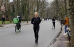 Amsterdam 5 februari 2021
Patricia Snel joggend in het vondelpark
